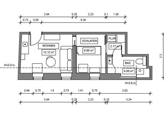 Haus Bielefeld Ferienwohnung 33A Norderney Extérieur photo